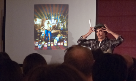 Lachapelle deconstructing his portrait of Courtney Love